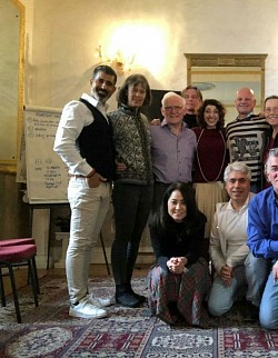 Foto di gruppo presso l’Accademie Européenne di Nizza (Francia)
