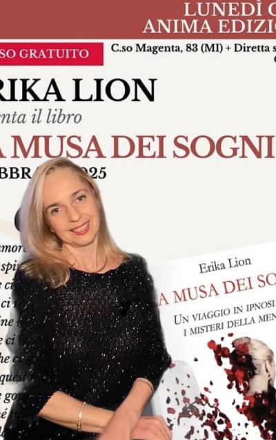“La Musa dei Sogni” un Viaggio in Ipnosi ai Confini della Realtà” di Erika Lion.